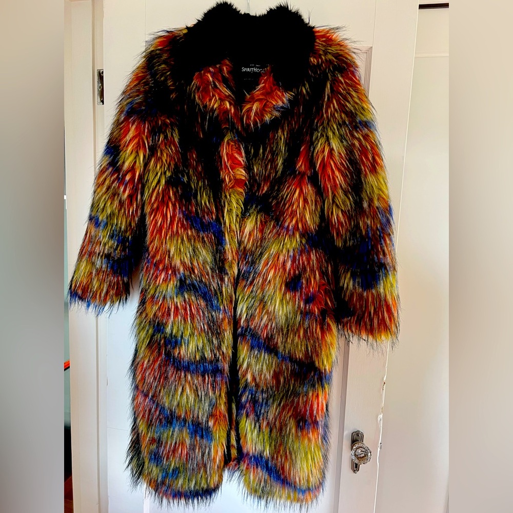 SpiritHoods Parrot Calf Length Coat, Women’s M, Men’s Small